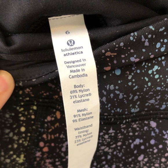 lululemon SeaWheeze Rainbow Reflective Speed Tight - Picture 4 of 4
